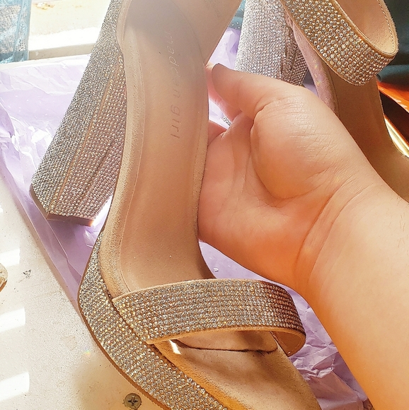 Madden Girl Rhinestone Heels